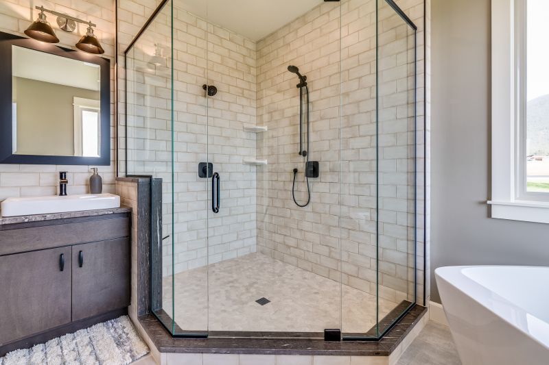 Contemporary Glass Shower Enclosure